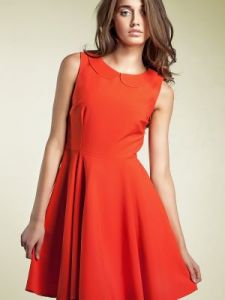 Sukienka Sukienka Model S26 Orange